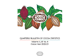 November 2021 Quarterly Bulletin of Cocoa Statistics