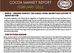 February 2022 Cocoa Market Report