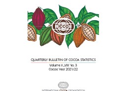 Quarterly Bulletin of Cocoa Statistics XLVIII 3 2022