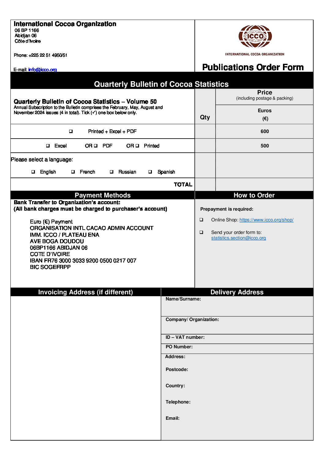 QBCS ORDER FORM 2024